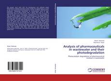 Capa do livro de Analysis of pharmaceuticals in wastewater and their photodegradation 