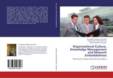Capa do livro de Organizational Culture, Knowledge Management and Network Embeddedness 