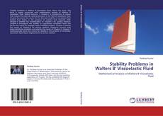 Buchcover von Stability Problems in Walters B' Viscoelastic Fluid