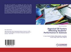 Couverture de Appraisal Of Factors Affecting Students’   Performance In Sciences
