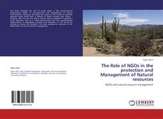 Capa do livro de The Role of NGOs in the protection and Management of Natural resources 