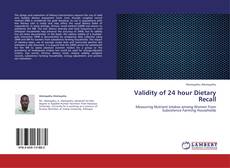 Couverture de Validity of 24 hour Dietary Recall