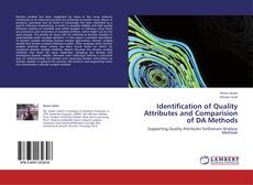 Capa do livro de Identification of Quality Attributes and Comparision of DA Methods 