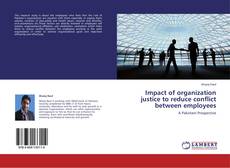 Buchcover von Impact of organization justice to reduce conflict between employees