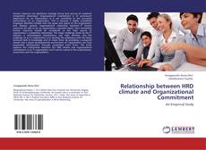 Portada del libro de Relationship between HRD climate and Organizational Commitment