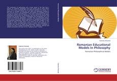 Couverture de Romanian Educational Models In Philosophy