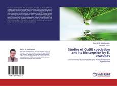 Capa do livro de Studies of Cu(II) speciation and Its Biosorption by E. crassipes 