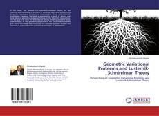 Bookcover of Geometric Variational Problems and Lusternik-Schnirelman Theory