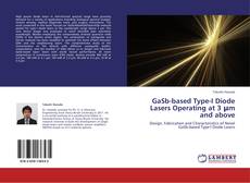 Buchcover von GaSb-based Type-I Diode Lasers Operating at 3 μm and above
