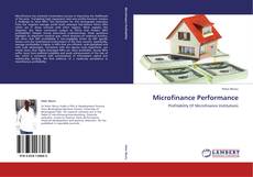 Microfinance Performance kitap kapağı