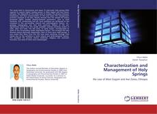 Portada del libro de Characterization and Management of Holy Springs
