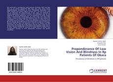 Preponderance Of Low Vision And Blindness In Rp Patients Of Okara的封面