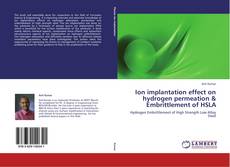 Portada del libro de Ion implantation effect on hydrogen permeation & Embrittlement of HSLA