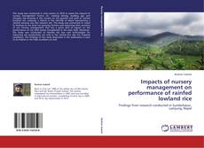 Portada del libro de Impacts of nursery management on performance of rainfed lowland rice