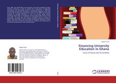 Capa do livro de Financing University Education in Ghana 