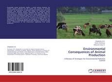Portada del libro de Environmental Consequences of Animal Production