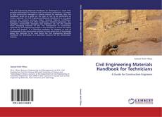 Copertina di Civil Engineering Materials Handbook for Technicians