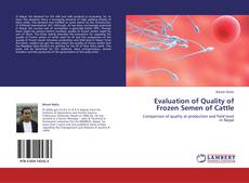 Buchcover von Evaluation of Quality of Frozen Semen of Cattle