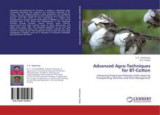 Portada del libro de Advanced Agro-Techniques for BT-Cotton