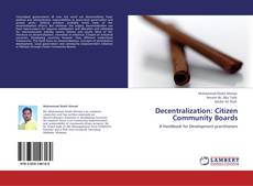 Decentralization: Citizen Community Boards kitap kapağı