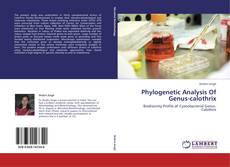 Couverture de Phylogenetic Analysis Of Genus-calothrix