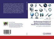 Portada del libro de Performance Analysis of Speech Enhancement in Hands-Free Communication