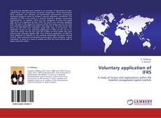 Voluntary application of IFRS kitap kapağı