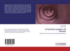 Capa do livro de A Common pattern of disease 