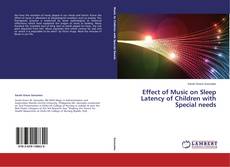 Buchcover von Effect of Music on Sleep Latency of Children with Special needs