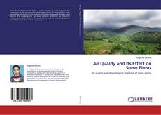 Capa do livro de Air Quality and Its Effect on Some Plants 