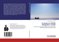 Buchcover von A study on ENUM delegation model
