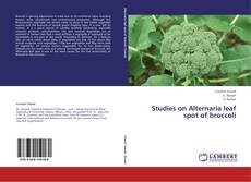 Studies on Alternaria leaf spot of broccoli的封面