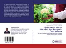 Bookcover of Development of Raw Materials Specification in Food Industry
