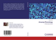 Couverture de Anaang Phonology
