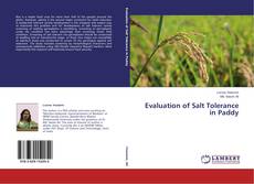 Buchcover von Evaluation of Salt Tolerance in Paddy