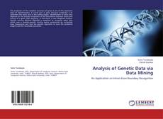 Capa do livro de Analysis of Genetic Data via Data Mining 