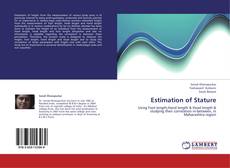 Bookcover of Estimation of Stature