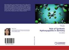 Portada del libro de Role of Synthetic Hydroxyapatite in dentistry