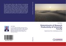 Capa do livro de Determinants of Research Productivity of University Faculty 