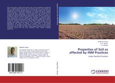 Portada del libro de Properties of Soil as affected by INM Practices