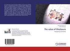 Buchcover von The value of Disclosure