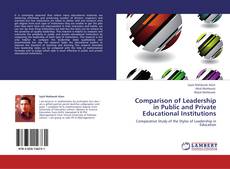 Capa do livro de Comparison of Leadership in Public and Private Educational Institutions 