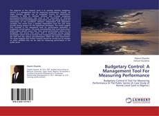 Buchcover von Budgetary Control: A Management Tool For Measuring Performance