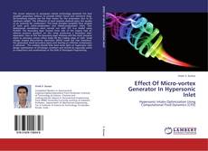 Buchcover von Effect Of Micro-vortex Generator In Hypersonic Inlet