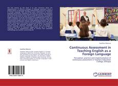 Обложка Continuous Assessment in Teaching English as a Foreign Language