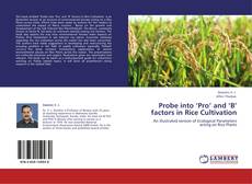 Buchcover von Probe into ‘Pro’ and ‘B’ factors in Rice Cultivation