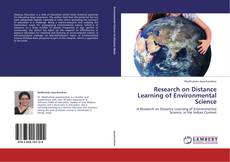 Bookcover of Research on Distance Learning of Environmental Science