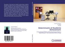 Copertina di Determinants of Academic Achievement: