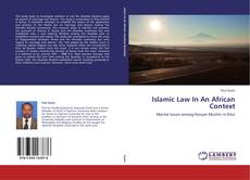 Buchcover von Islamic Law In An African Context