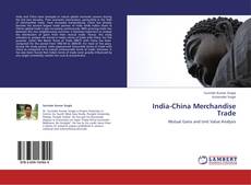 Couverture de India-China Merchandise Trade
